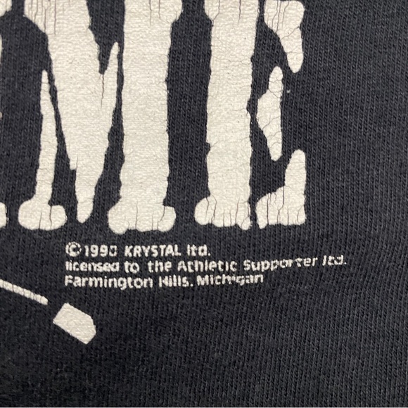 1990 Vintage NBA Detroit Pistons Hammer Time Bad Boys Graphic T Shirt Used - Picture 4 of 5